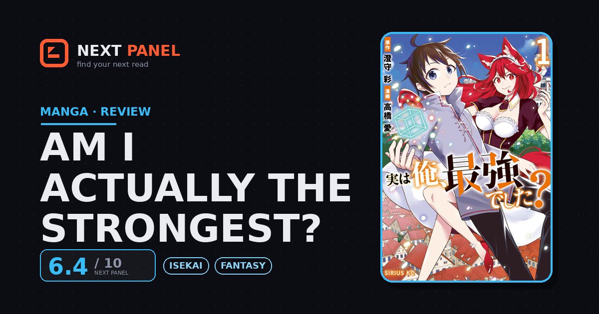 Am I Actually the Strongest? cover - Next Panel review