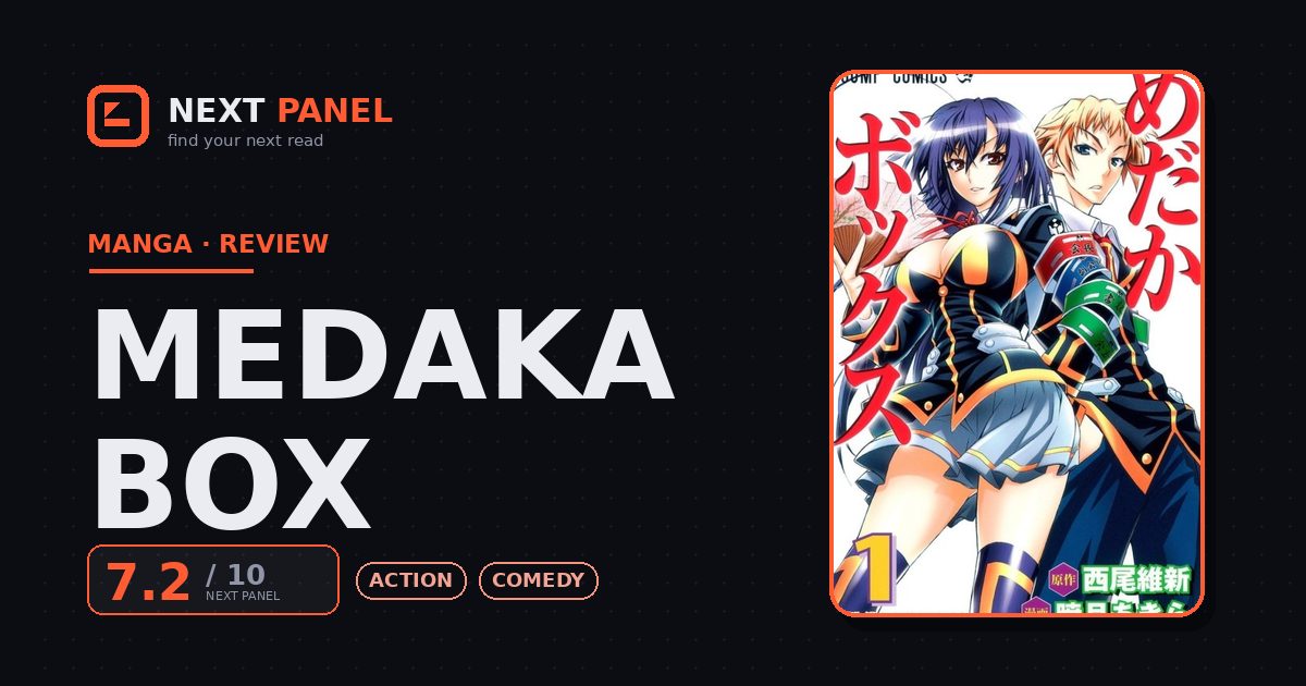 Medaka Box cover - Next Panel review