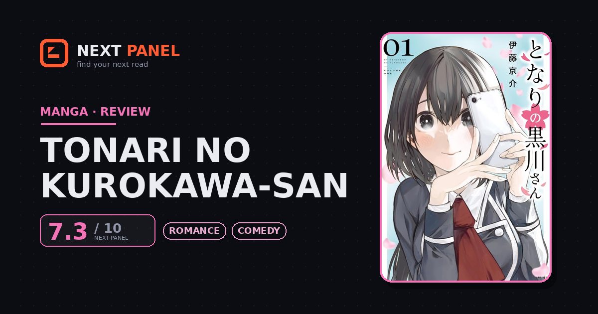 Tonari no Kurokawa-san cover - Next Panel review